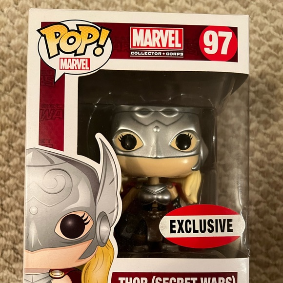 Thor Secret Wars Marvel Collector’s Corps Exclusive Funko Pop #97